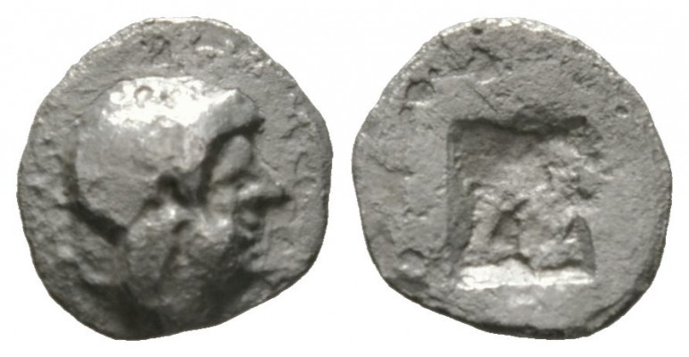 Cyprus, Paphos?, Uncertain King, Archaic Period, c. 5th century BC, Obol, 0.63g,...