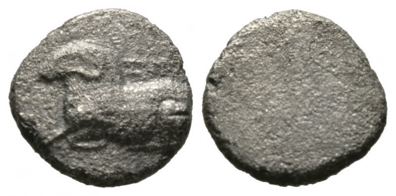 Cyprus, Salamis, Euelthon (c. 530/15-480), Diobol, 1.61g, 10mm. Ram kneeling l. ...