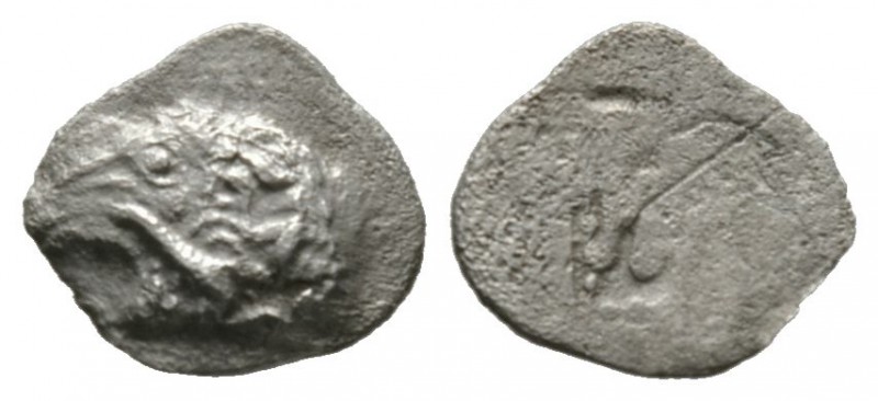 Cyprus, Salamis, Euelthon (c. 530/15-480), Hemiobol, 0.37g, 8mm. Head of ram lef...