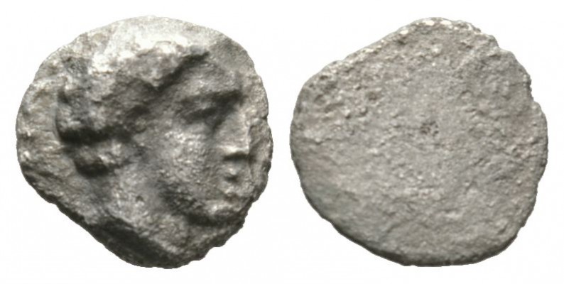 Cyprus, Salamis, Evagoras I (c. 411-374/3 BC), 1/12 Stater, 0.61g, 8mm. Bare hea...