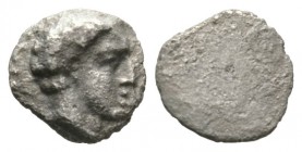 Cyprus, Salamis, Evagoras I (c. 411-374/3 BC), 1/12 Stater, 0.61g, 8mm. Bare head of male right / Blank. SNG Cop. 42; BMC 45. Very Fine