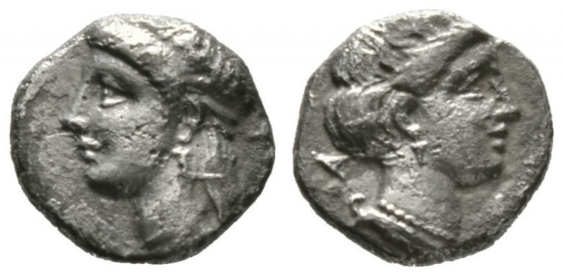 Cyprus, Salamis, Pnytagoras (351-332 BC), Tetrobol, 2.00g, 11mm. Head of Aphrodi...
