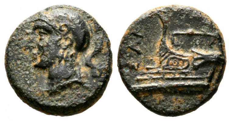 Cyprus, Salamis, temp. Nikokreon or Salaminion, c. 322-310 BC, Æ, 2.68g, 13mm. H...