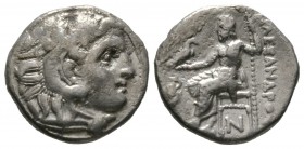 Kings of Macedon, Antigonos I Monophthalmos (Strategos of Asia, 320-306/5 BC, or King, 306/5-301 BC), Drachm, in the name and types of Alexander III, ...