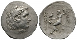 Thrace, Mesambria, c. 175-150 BC, Tetradrachm, in the name and types of Alexander III of Macedon, 16.68g, 37mm. Head of Herakles right, wearing lion s...