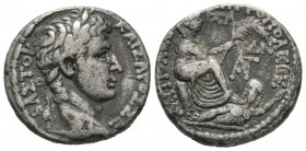 Augustus (27 BC-AD 14), Seleucis and Pieria, Antioch, Tetradrachm, year 36 of the Actian Era and year 54 of the Caesarean Era (AD 6), 14.63g, 25mm. La...