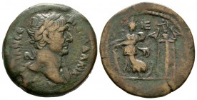 Trajan (98-117), Egypt, Alexandria, Drachm, year 15 (AD 111/2). Laureate head right wearing aegis / Isis Pharia advancing left, head right, holding sa...