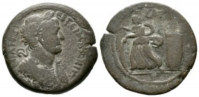 Trajan (98-117), Egypt, Alexandria, Drachm, year 16 (AD 112/3), 18.34g, 33mm. Laureate, draped and cuirassed bust right / Isis Pharia, holding sail, s...