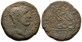 Trajan (98-117), Egypt, Alexandria, Drachm, year 12 (108/9), 19.17g, 33mm. Laureate head right / Triptolemos right in serpent biga. Köln 495; Dattari ...