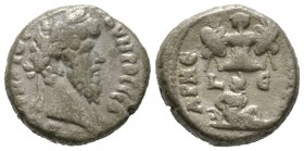 Lucius Verus (161-169), Egypt, Alexandria, Tetradrachm, year 5 (164/5), 12.36g, 22mm. Laureate head right / Armenia seated right in attitude of mourni...
