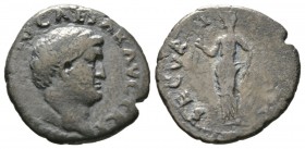 Otho (AD 69), Denarius, Rome, 15 January–8 March, 3.06g, 18mm. Bare head right / Securitas standing left, holding wreath and sceptre. RIC I 10; RSC 15...
