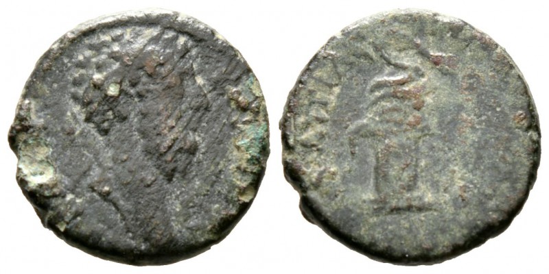 Commodus (177-192), Thrace, Pautalia, Æ, 4.26g, 17mm. Laureate head right / Serp...