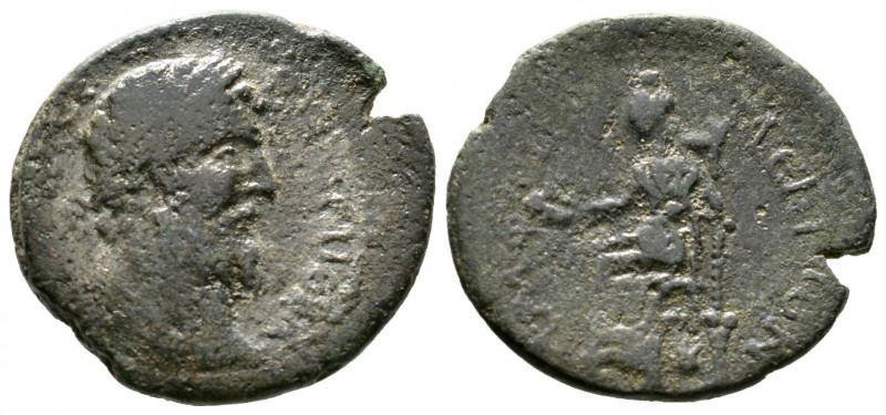 Septimius Severus (193-211), Macedon, Amphipolis, Æ, 7.61g, 24mm. Laureate head ...