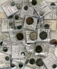 Lot of 34 Greek and Oriental Greek Æ coins, including Cappadocia, Syria, Seleukid Kings, Nabataea, Numidia, Indo-Skythians, Parthian Kings, Elymais, S...
