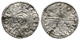 DENMARK, Kings, attributed to mint of VIBORG, Sven Estridsen (1047-75), Silver penny / denar, 0.83g, 17mm. Hauberg 57 Obv: Bust left with lis sceptre,...