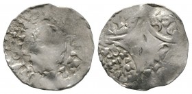 Low Countries, South, LIEGE, Imperial mint, Henry III (1046-56), Silver penny / denar, 1.38g, 17mm. Ilisch (2014), 34.23; Dengis 71

Obv: Head, with...