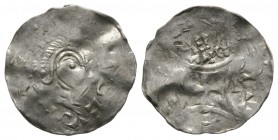 Low Countries, South, LIEGE, Imperial mint, Henry III (1046-56), Silver penny / denar, 0.94g, 19mm. Ilisch (2014), 34.24; Dengis 80=153 Obv: Head, wit...