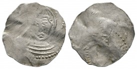 Germany, SPEYER, Imperial mint, Henry III (1046-56), Silver penny / denar, 0.99g, 19mm, Marien-pfennig. Johannishus 3073-3077; Dbg 1845; Ehrend 2/41-4...