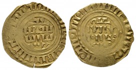 Crusaders, County of Tripoli, Imitation Bezant, 11th-12th centuries, Imitating a dinar of the Fatimid caliph al-Mustansir, 3.89g, 22mm. CCS 5a. Ex Bad...