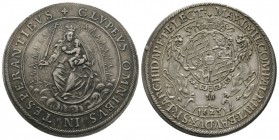Germany, Bavaria, Maximilian I (1598-1651, as Elector), Taler, 1625, 29.18g, 41 mm, arms / radiate Madonna in clouds. Dav 6071; Witt 889. Nearly Extre...