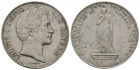 Germany, Bavaria, Ludwig I (1825-1848), Double Taler, 1841, head right / monument of Jean Paul Friedrich Richter. AKS 102; J 70. Nearly Extremely fine...