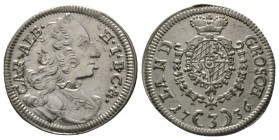 Germany, Bayern, Karl Albert (1726-1745), Groschen 1736, 1.62g, 20mm. Hahn 243. Slightly bent, about Extremely Fine
