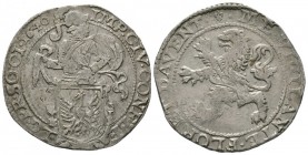 Low Countries, Deventer, Leeuwendaalder, 1640, 26.68g, 39mm, knight standing behind shield / lion. Del 857 (R2); Dav 4873. Good Very Fine for issue, o...