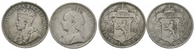Cyprus, Victoria (1837-1901), Nine Piastres 1901. KM 6. Good Fine; together with Nine Piastres of George V, 1919. KM 13. Very Fine (2) We will be visi...
