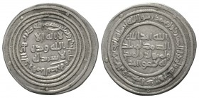 Umayyad, Dirham, al-Basra 81h, 2.82g Very Fine