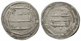Abbasid, temp. al-Mansur, Dirham, al-Basra 147h, 2.92g Good Fine