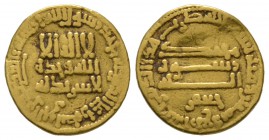 Abbasid, temp. al-Rashid, Gold Dinar, 184h citing Ja’far, 4.11g Fine