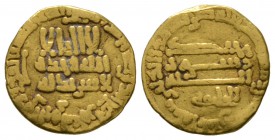 Abbasid, temp. al-Rashid, Gold Dinar, 192h, with lil’khalifa, 3.56g Clipped, Fine