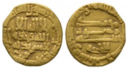 Abbasid, temp. al-Rashid, Gold Dinar, Misr with li’l-khalifa, 3.81g Clipped, Fine