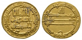 Abbasid, temp. al-Ma'mun, Gold Dinar, 204h, 4.23g Good Very Fine