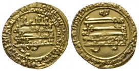 Tulunid, Khumarawayh b. Ahmad, Gold Dinar, al-Rafiqa 273h?, 3.81g About Extremely Fine