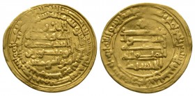 Ikhshidid, Muhammad al-Ikhshid, Gold Dinar, Filastin, 333h, naming al-Muttaqi, 4.74g About Very Fine