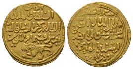 Bahri-Mamluk, al-Zahir Baybars I (658-676H), Gold Dinar, al-Iskandariya, date off flan, 4.48g Very Fine