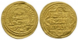 Ilkhanid, Abu Sa'id, Gold Dinar, Baghdad 721h, 4.76g

Very Fine, possibly unpublished date and extremely rare