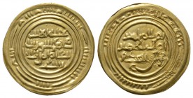 Ziyadid, 'Ali bin al-Muzaffar (c. 1040-50AD), Electrum Dinar, Zabid, unclear date, 1.83g About Extremely Fine