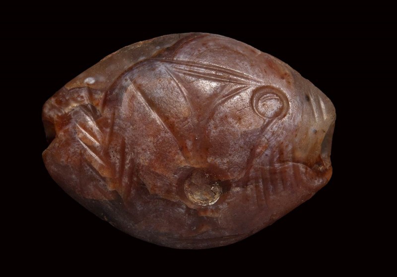 A minoan amygdaloid agate engraved seal. Talismanic jug.

First half of the 2n...