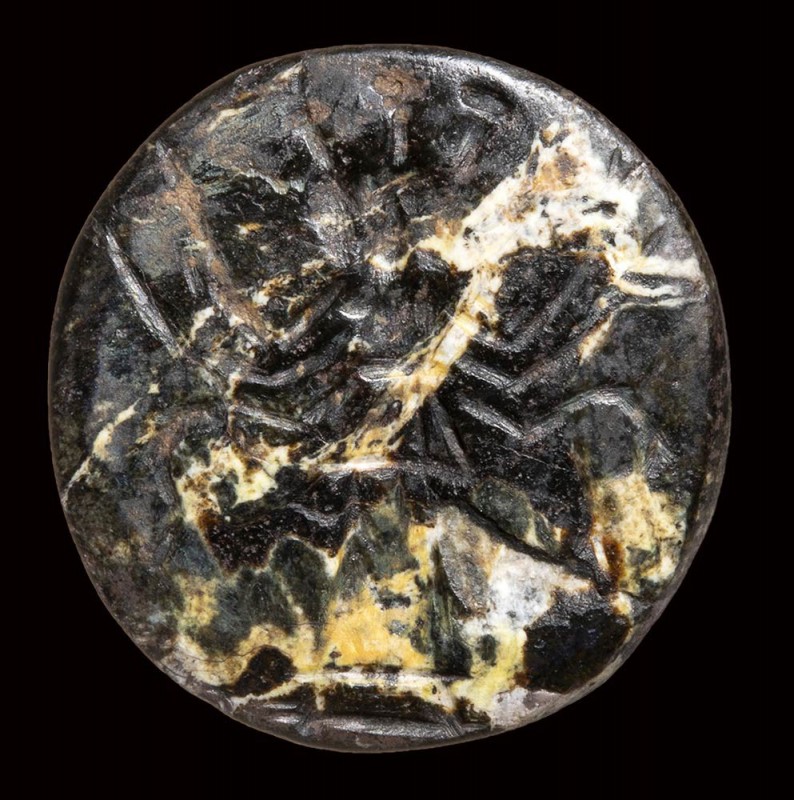 A roman black jasper magical intaglio. Hecate.

2nd - 3rd century A.D.

16 x...