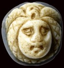 A roman onyx cameo. Medusa head.