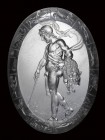 An extraordinary  neoclassical rock crystal intaglio. Jason and zodiac signs.