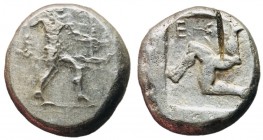 Pamphylia, Aspendos, 465 - 430 BC, Silver Stater, Part of Athenia Tetradrachm Hoard