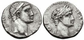 Kings of Pontus, Polemo II with Nero, 38 - 64 AD, Silver Drachm