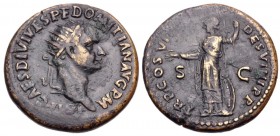 Domitian, 81 - 96 AD, Dupondius with Minerva