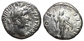 Antoninus Pius, 138 - 161 AD, Silver Denarius, Fides