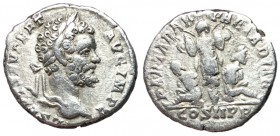 Septimius Severus, 193 - 211 AD, Silver Denarius, Bound Captives