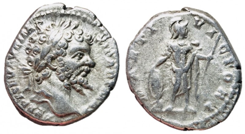 Septimius Severus, 193 - 211 AD
Silver Denarius, Laodicea Mint, 18mm, 3.53 gram...