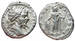 Septimius Severus, 193 - 211 AD, Silver Denarius of Laodicea, Mars